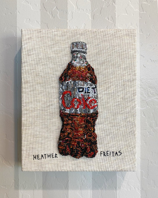 Diet Soda Beaded Artwork