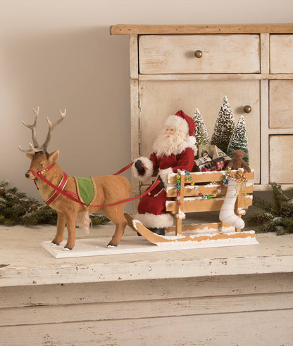 Santa in a One Horse Open Sleigh Quirks!