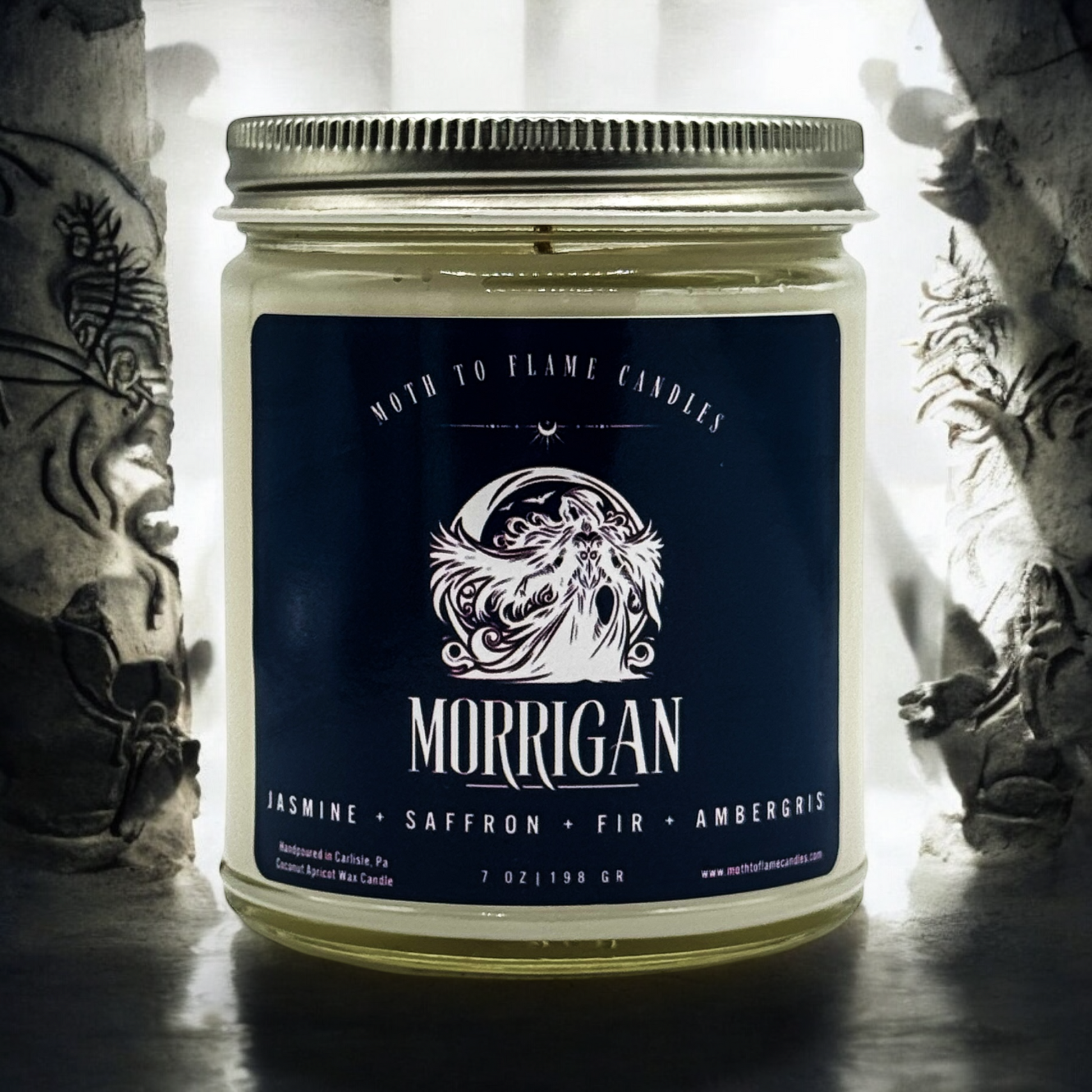 Morrigan – 7 oz Candle Moth to Flame Candles