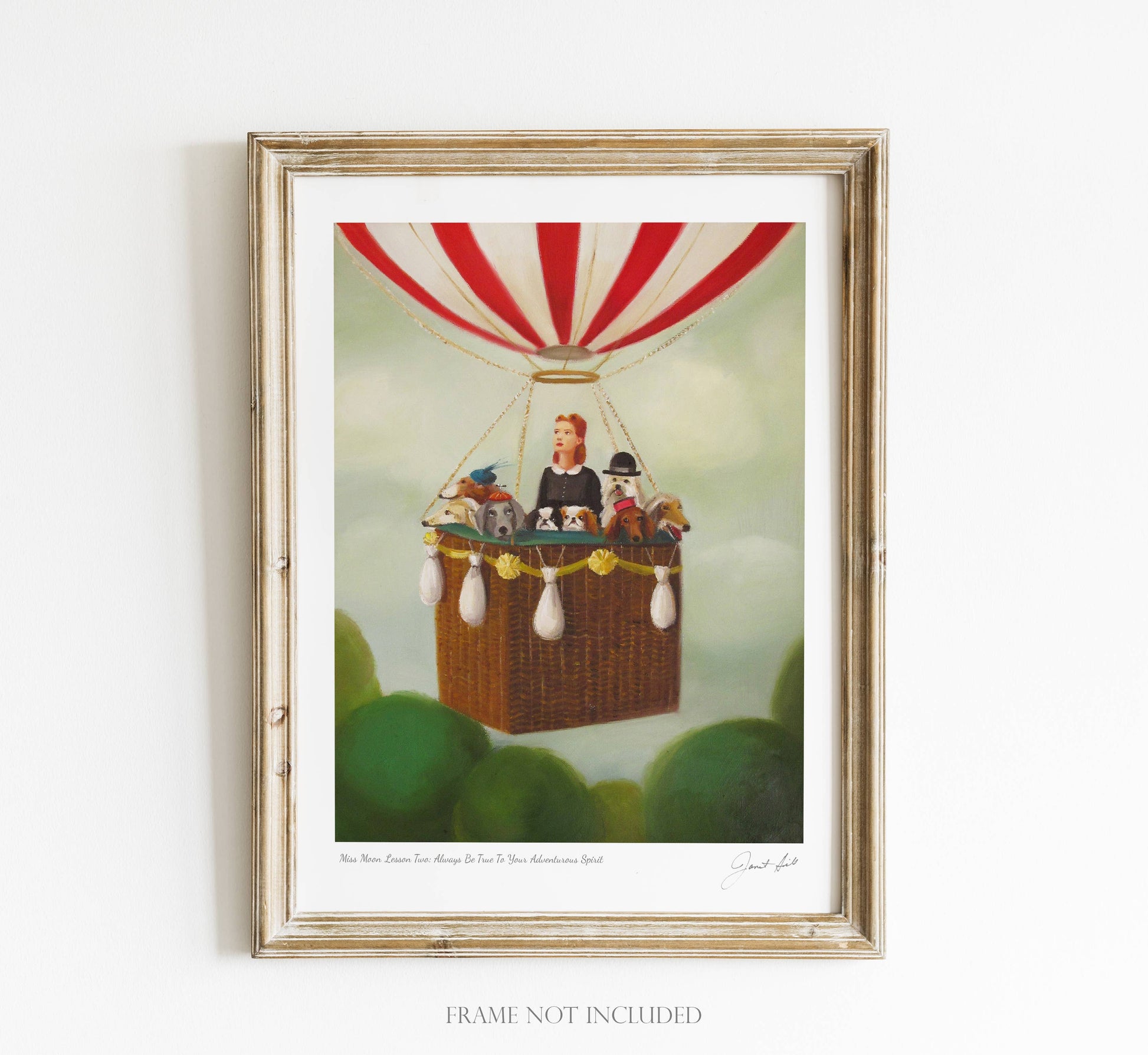 Miss Moon Lesson Two Art Print- 8.5 "X 11" Quirks!