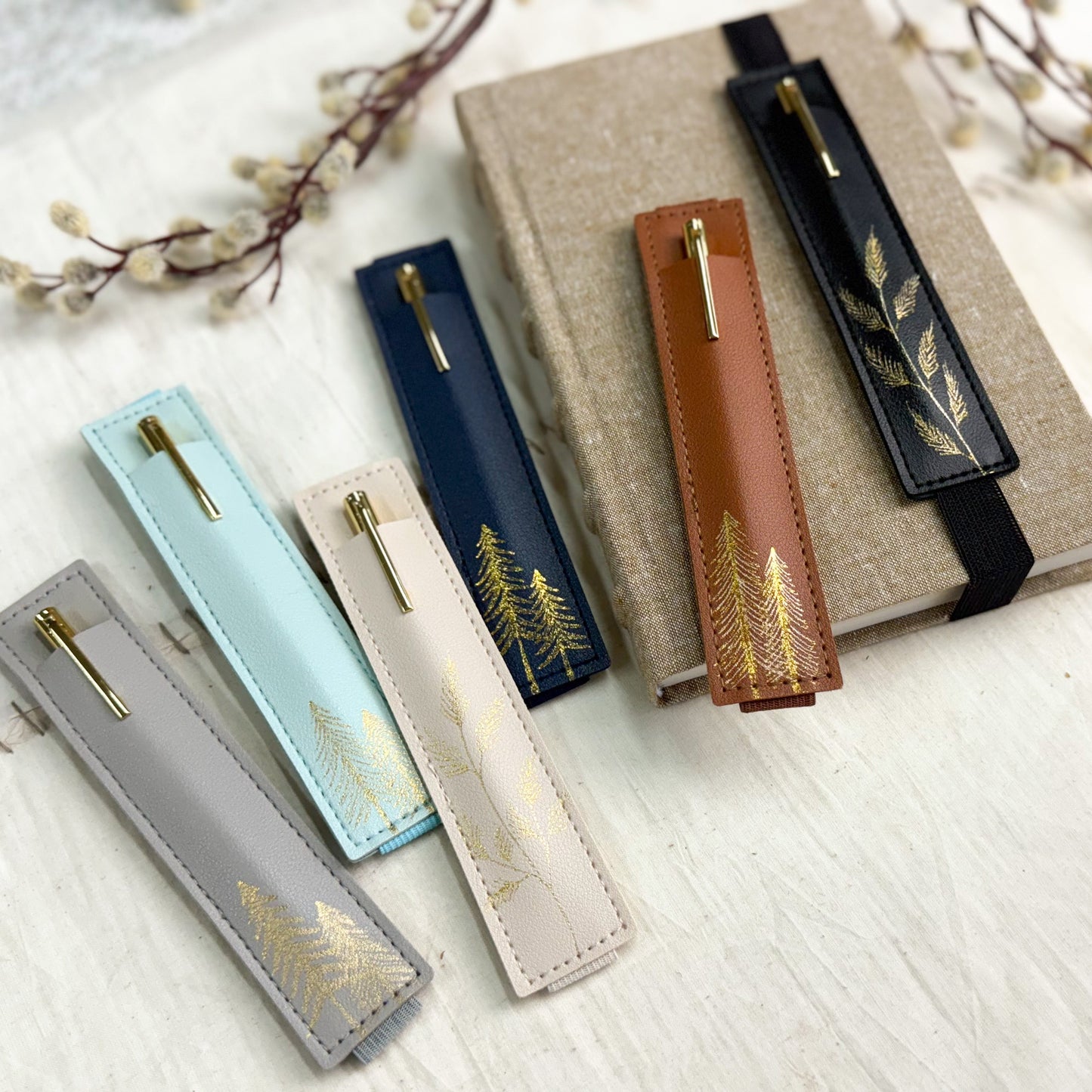 Elastic Pen Holder-Trees