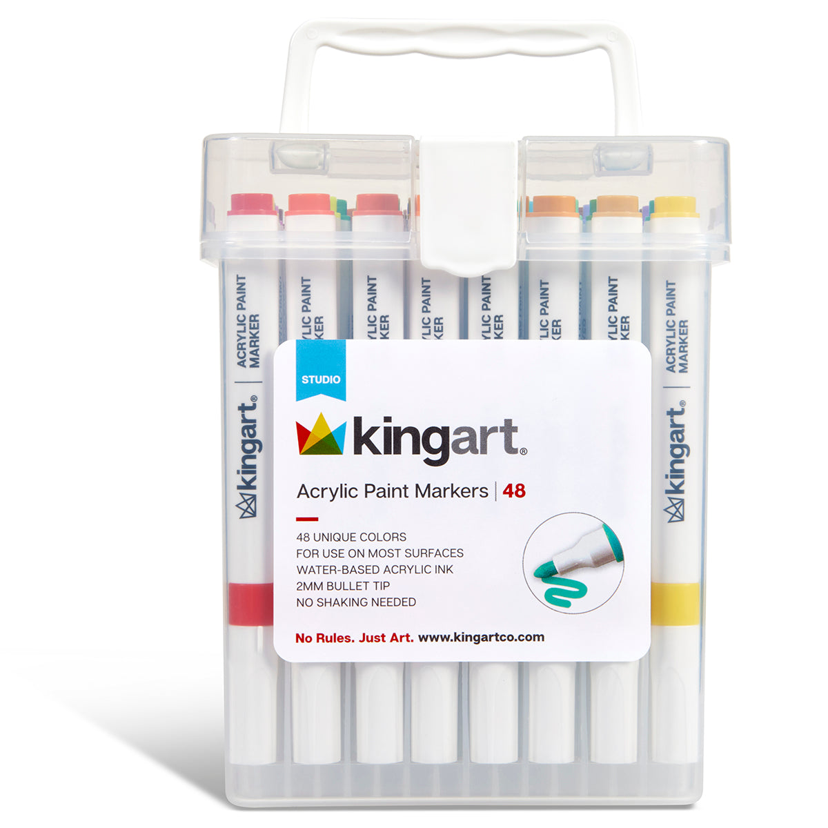 Acrylic Paint Markers - 48 Count