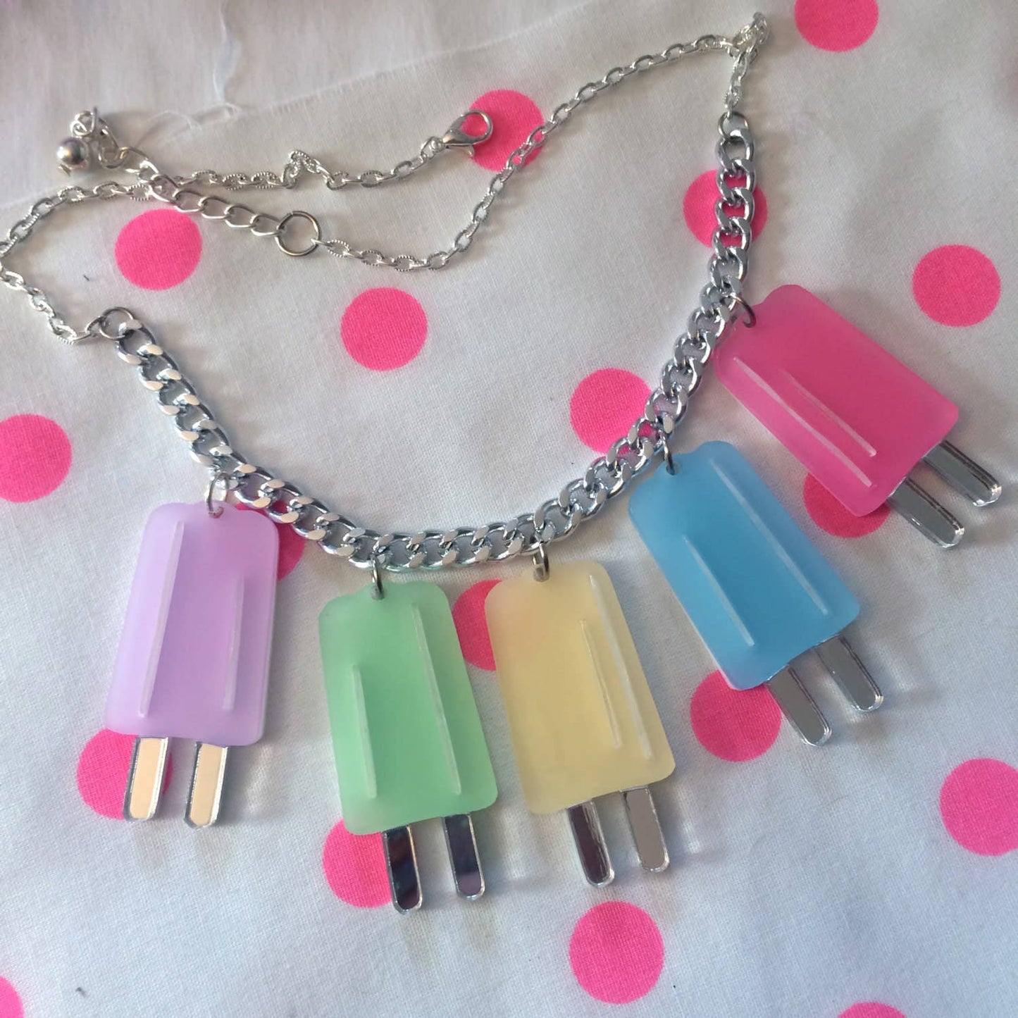 Pastel Ice Pop Popsicle Charm Necklace Quirks!