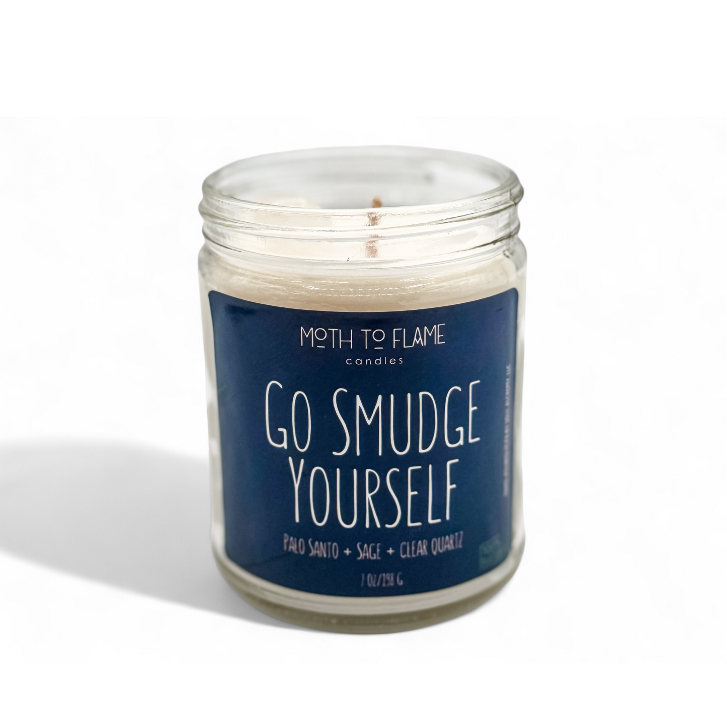 Go Smudge Yourself – 7 oz Candle Moth to Flame Candles