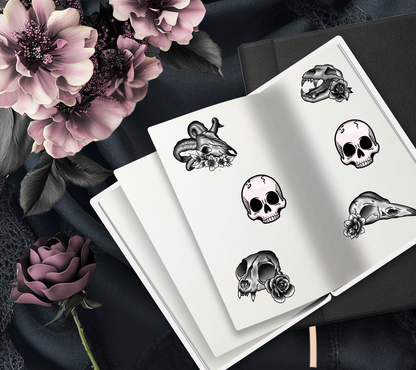 Pink Axolotl Reusable Sticker Book, Modern Designed Album, Kid and Adult Friendly For Organizing Stickers