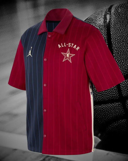 2024 NBA ASG Showtime Jacket by Jordan – Pinstripe Velvet of East vs. West Soul Creative Freedom Collective