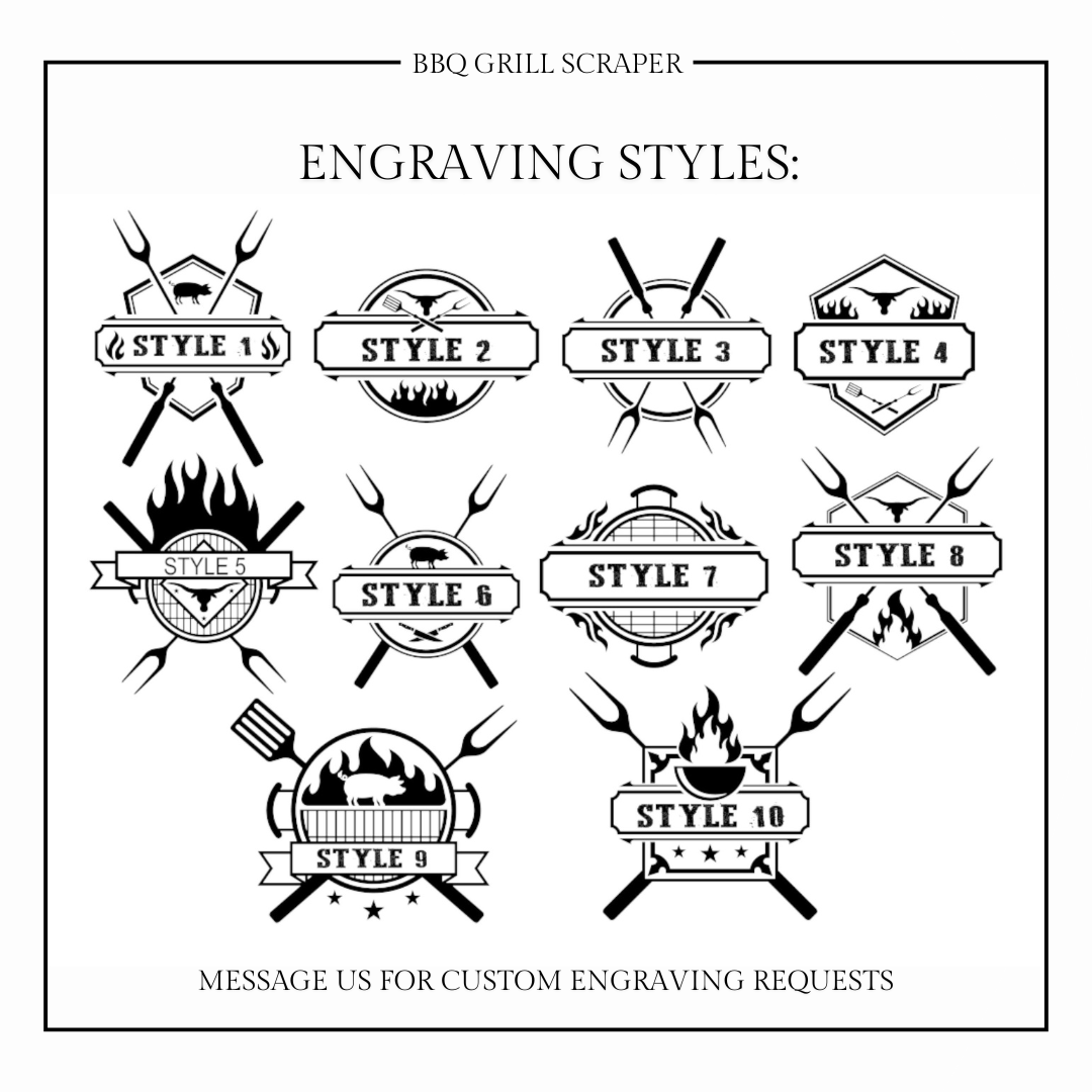 Personalized BBQ Grill Scraper