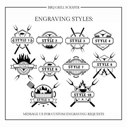 Personalized BBQ Grill Scraper