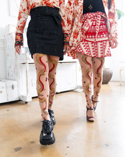 Year of the Dragon Sheer Tights Quirks!