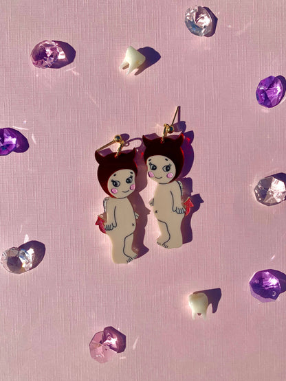 Not So Sonny Angel Acrylic Earrings Quirks!
