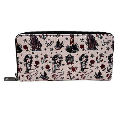 Pirate Cats and Sailor Things Clutch Handbag