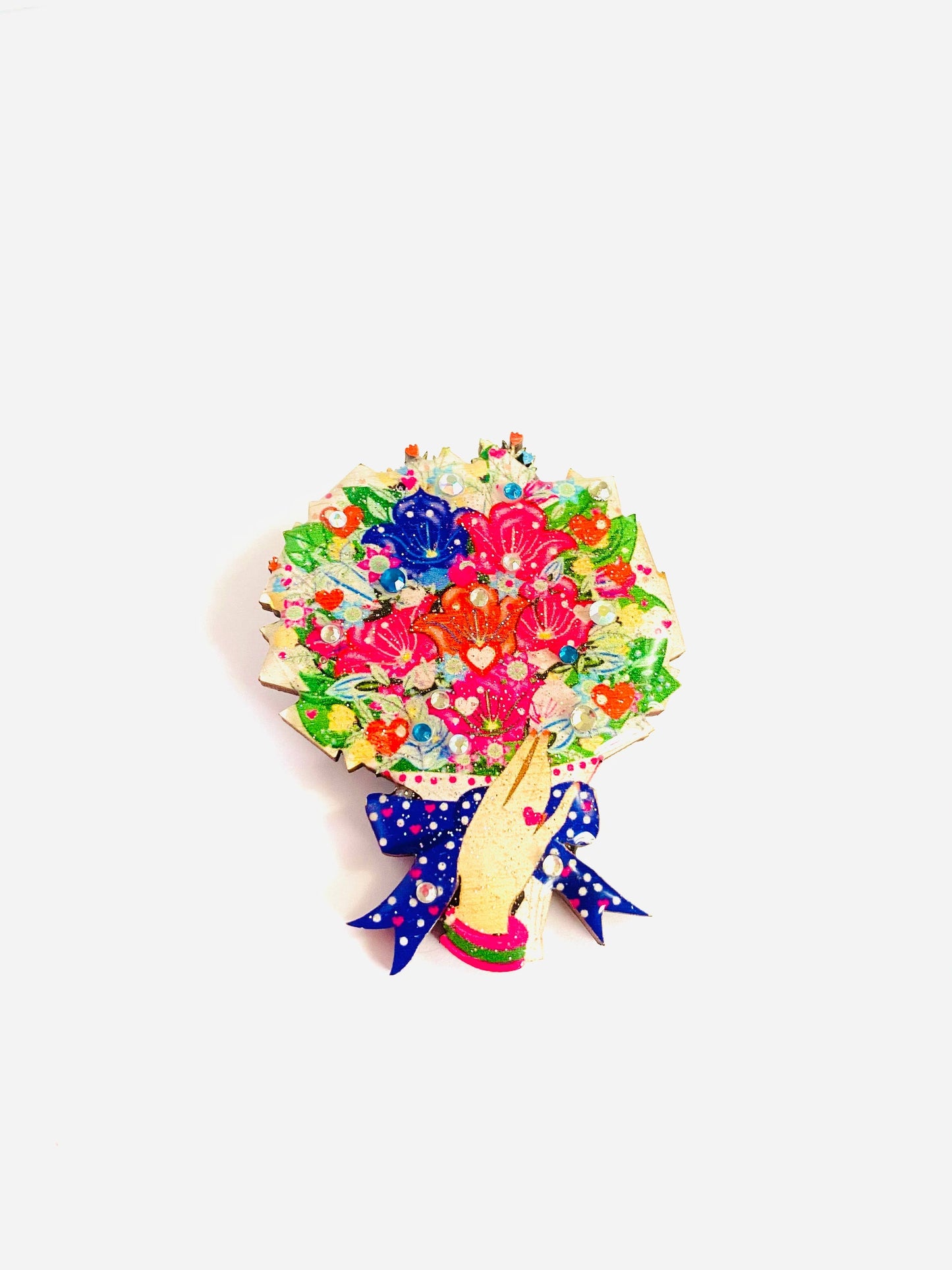 Bouquet of Flowers Brooch by Rosie Rose Parker Quirks!
