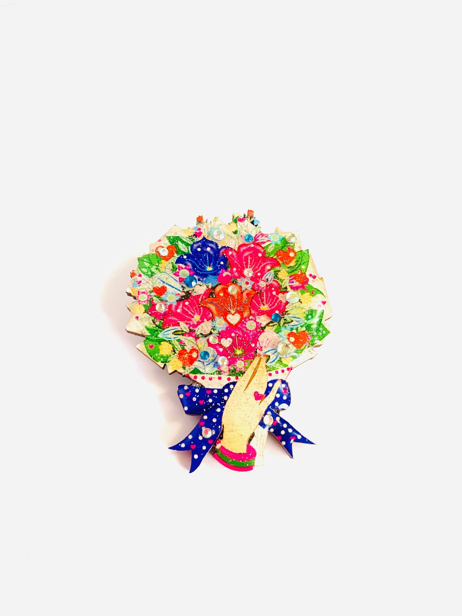 Bouquet of Flowers Brooch by Rosie Rose Parker Quirks!