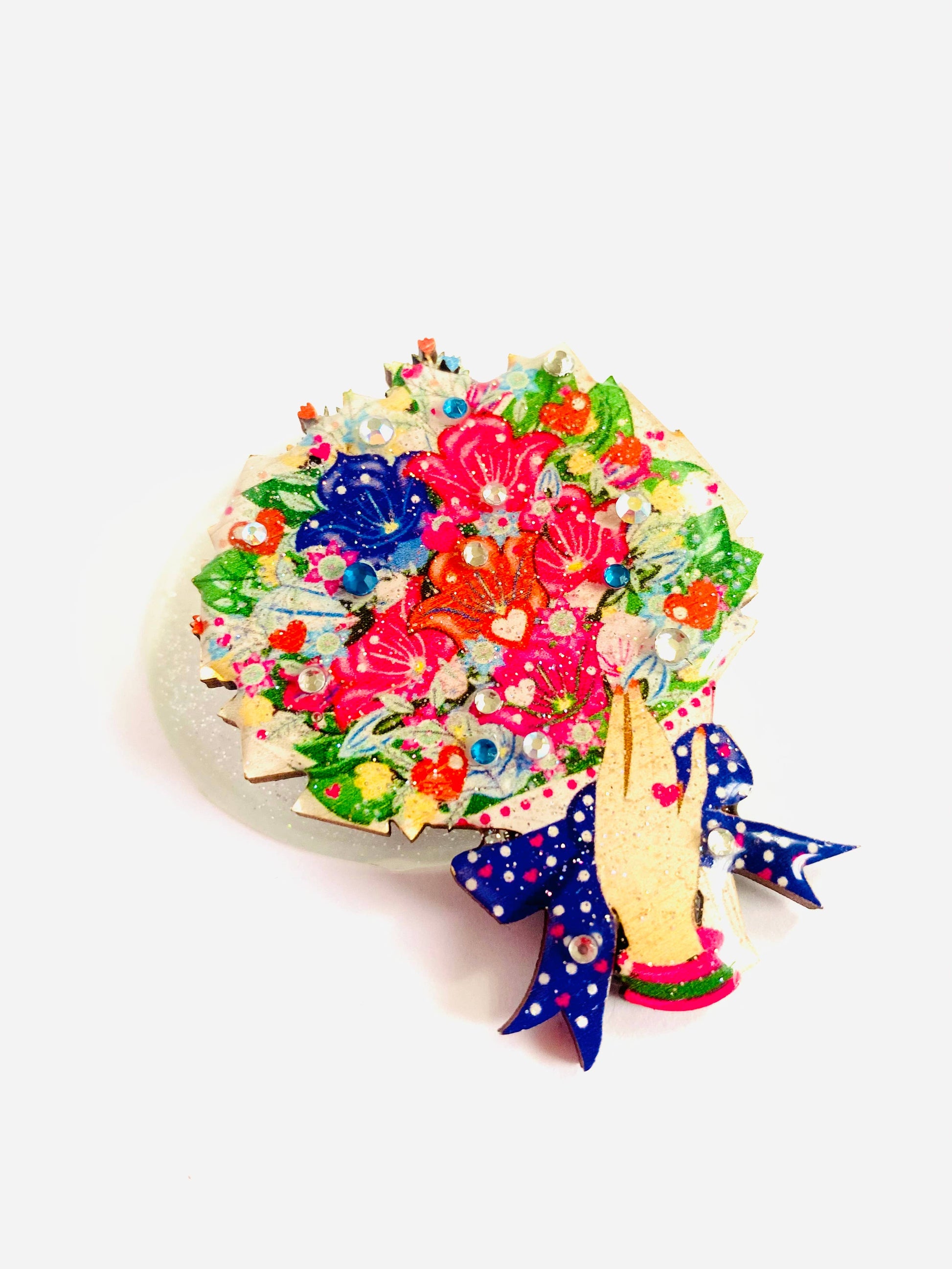Bouquet of Flowers Brooch by Rosie Rose Parker Quirks!