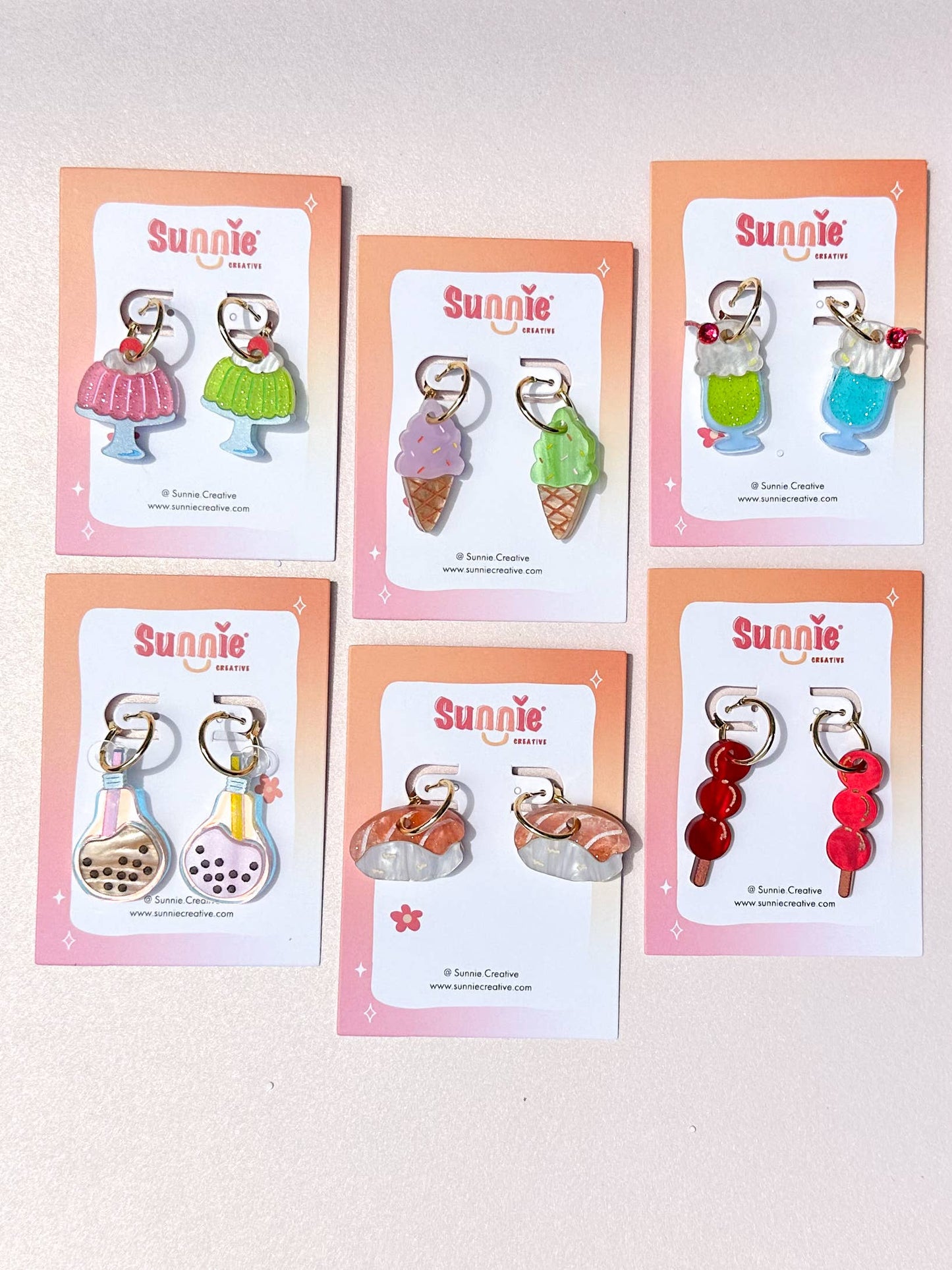 Jello Pudding Earrings