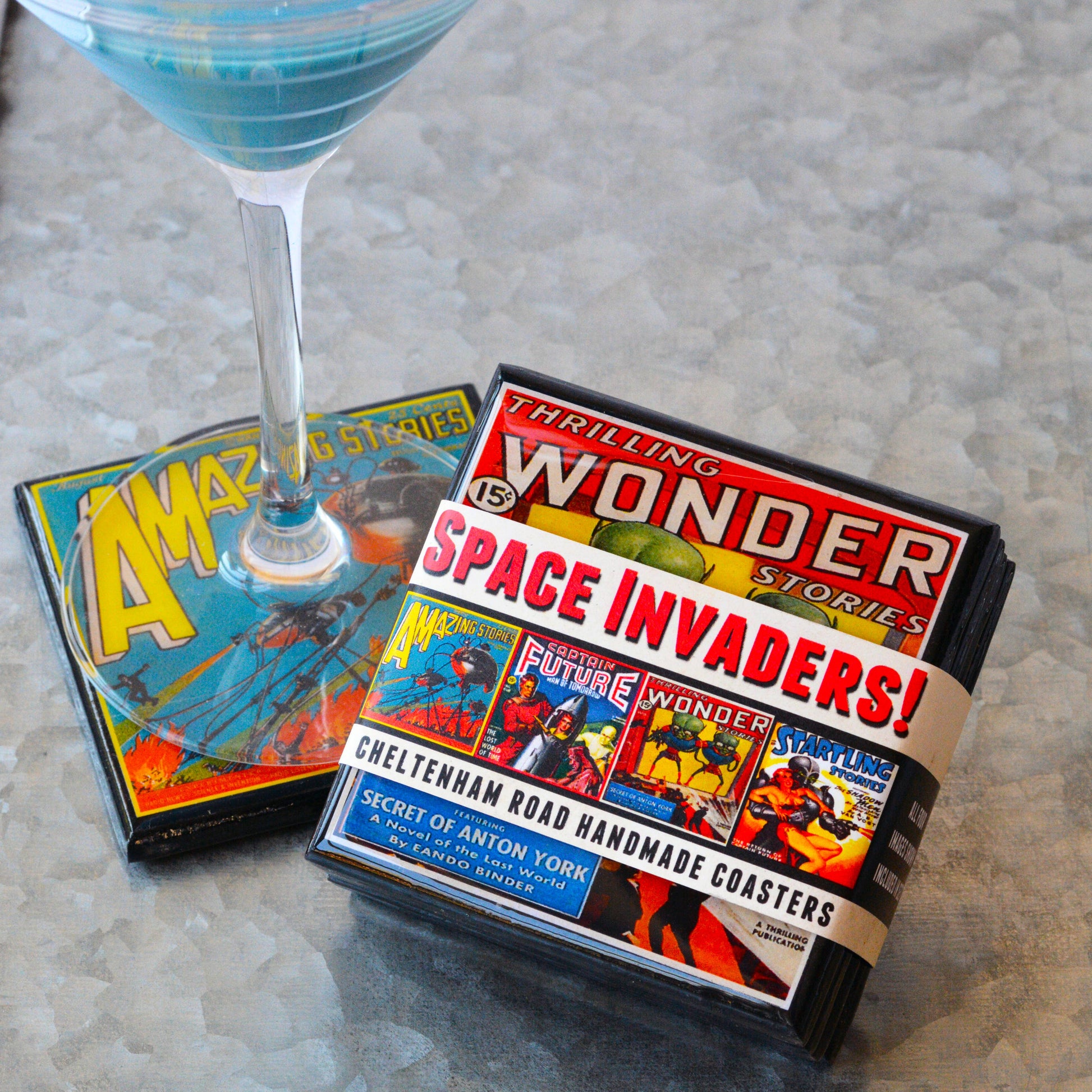 Space Invaders! Vintage Science Fiction Coaster Set Quirks!