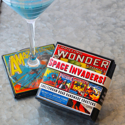 Space Invaders! Vintage Science Fiction Coaster Set Quirks!