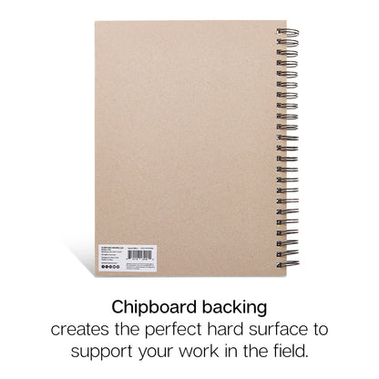 Mixed Media Sketchbook - Side Spiral - 9” x 12” - 60 Sheets