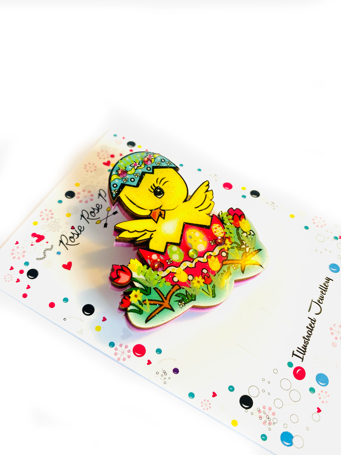 Benny the Easter Chick Brooch by Rosie Rose Parker Quirks!