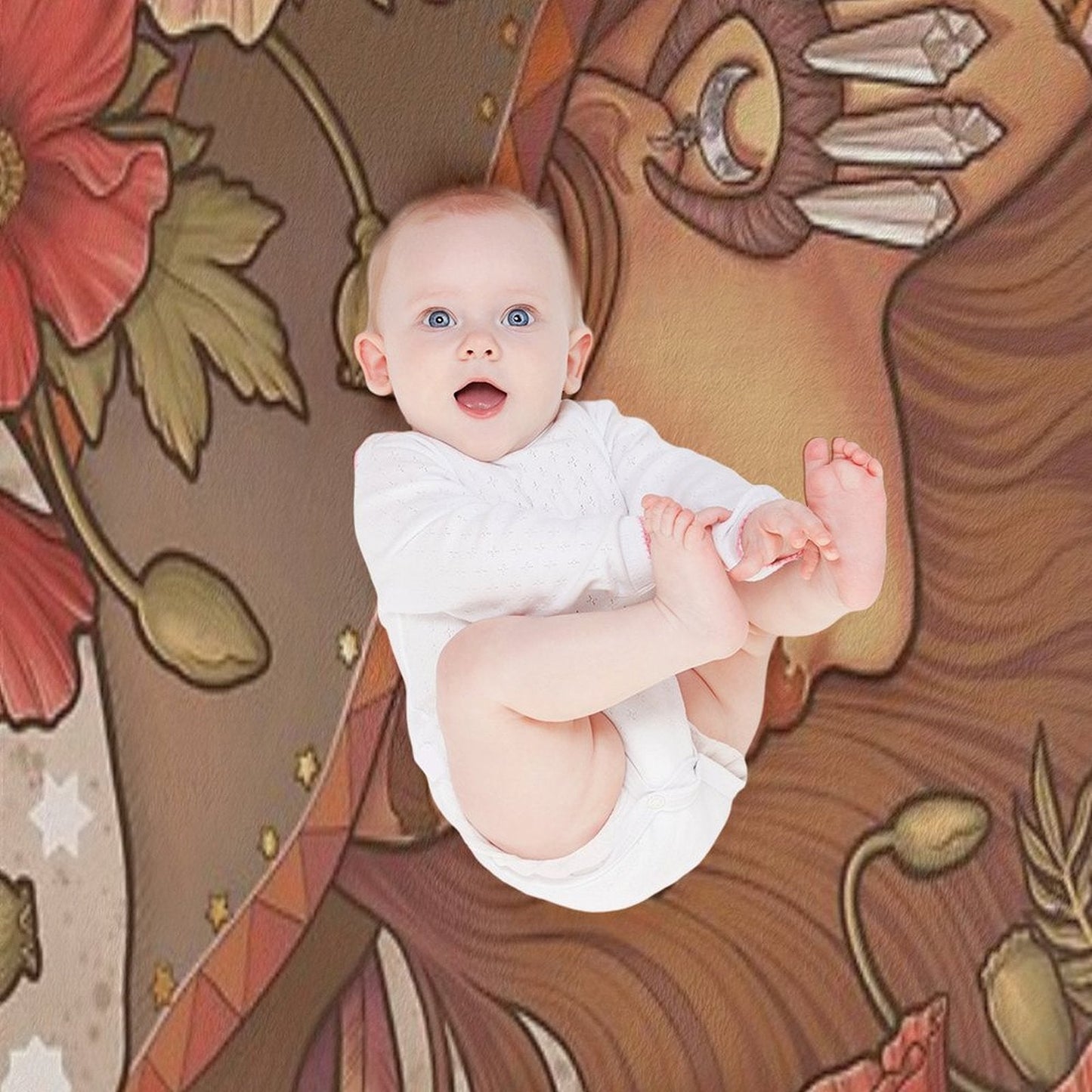 POPPY WITCH Throw Blanket