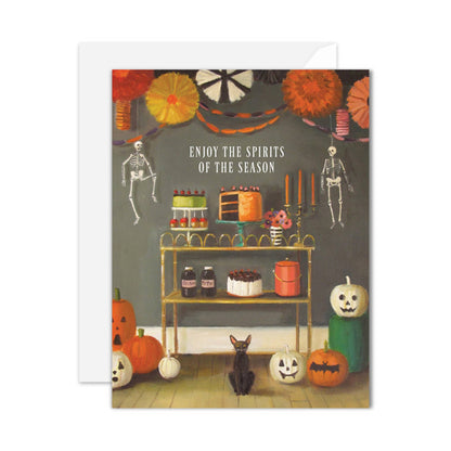 Enjoy The Spirits Of The Season Halloween Card Quirks!