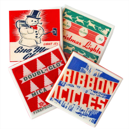Vintage Christmas Drink Coaster Set Quirks!