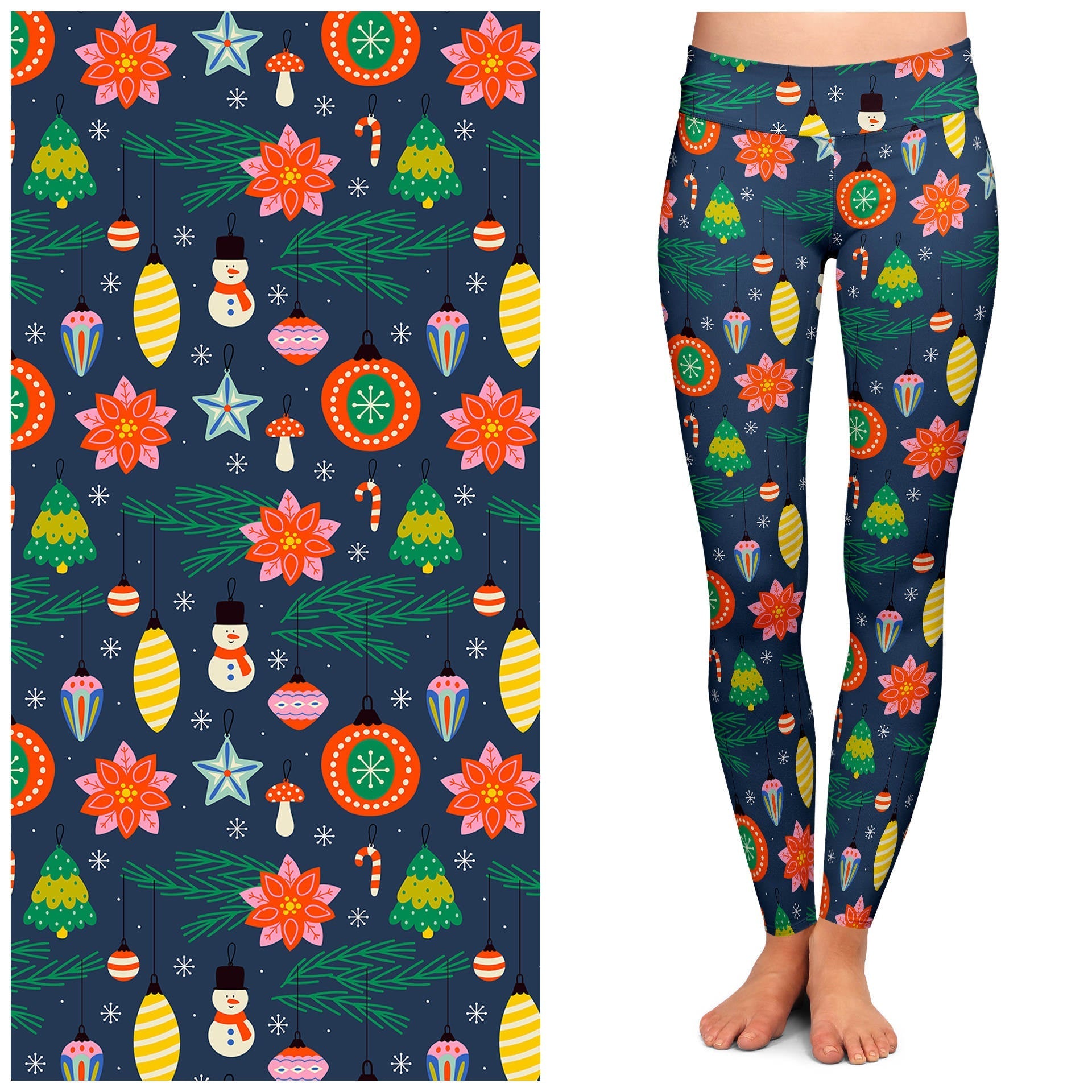 Christmas Cheer Buttery Soft Leggings by Lipstick & Chrome TC2 Quirks!