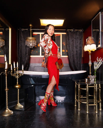 Flaming Cheetah Sheer Crew Sock Quirks!