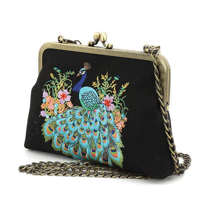 Peacock Embroidered Kisslock Bag Quirks!