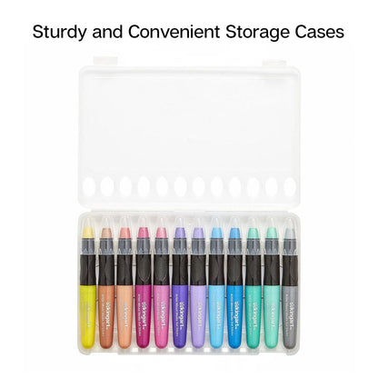 Gel Stick Crayons 12 Metallic Colors