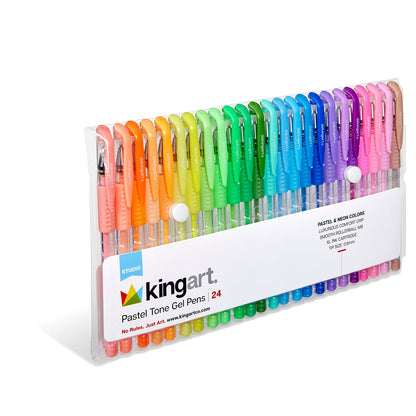 Gel Pens 24 Pastel Tone Colors