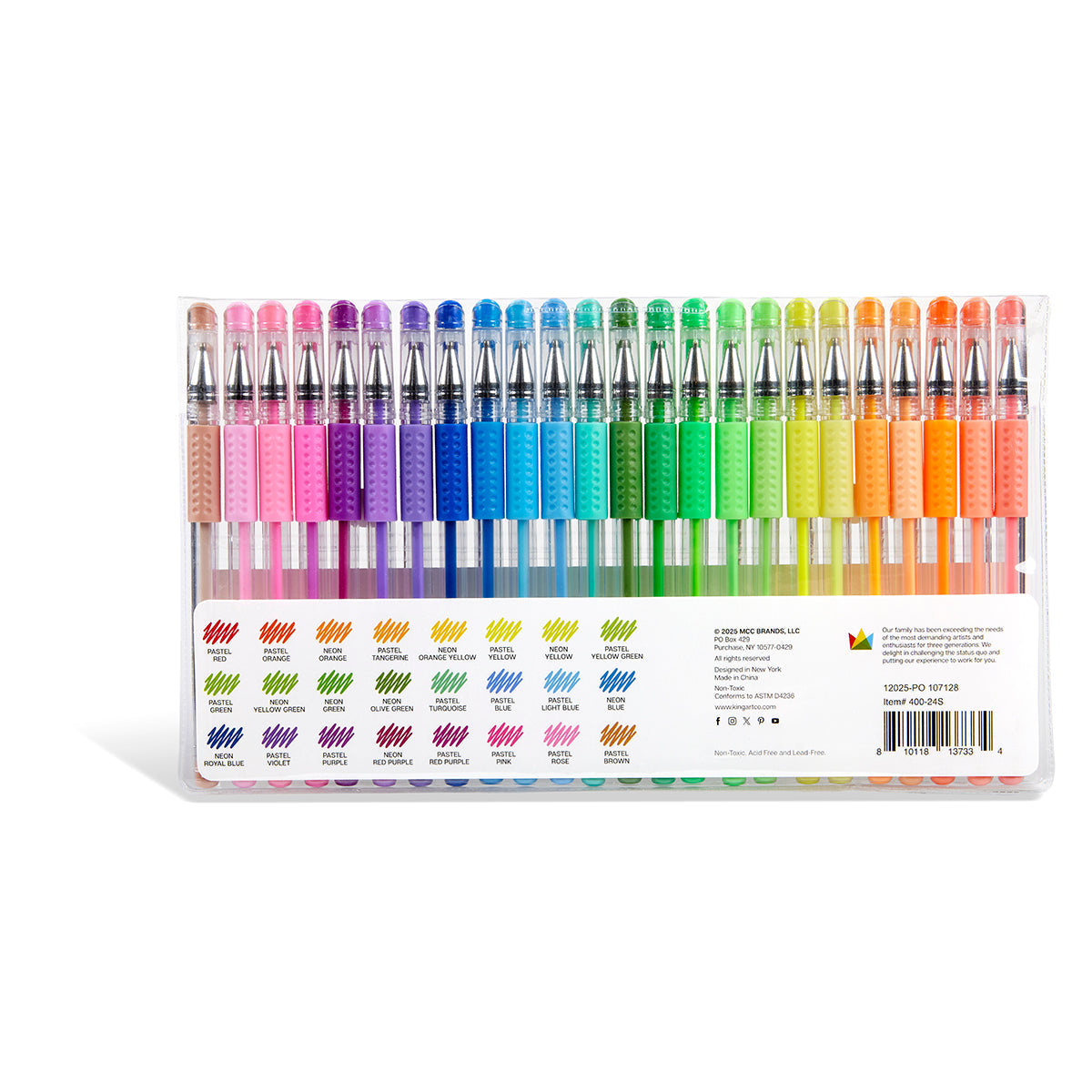 Gel Pens 24 Pastel Tone Colors