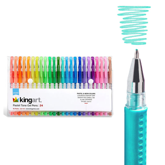 Gel Pens 24 Pastel Tone Colors