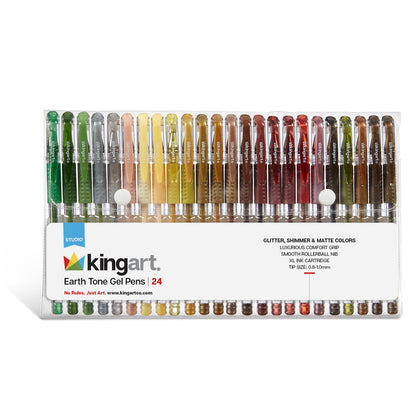 Gel Pens 24 Earth Tone Colors