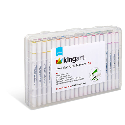 Twin-Tip™ Alcohol Markers 60 Colors