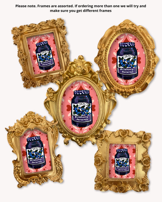 Blueberry Jam - Mini framed print