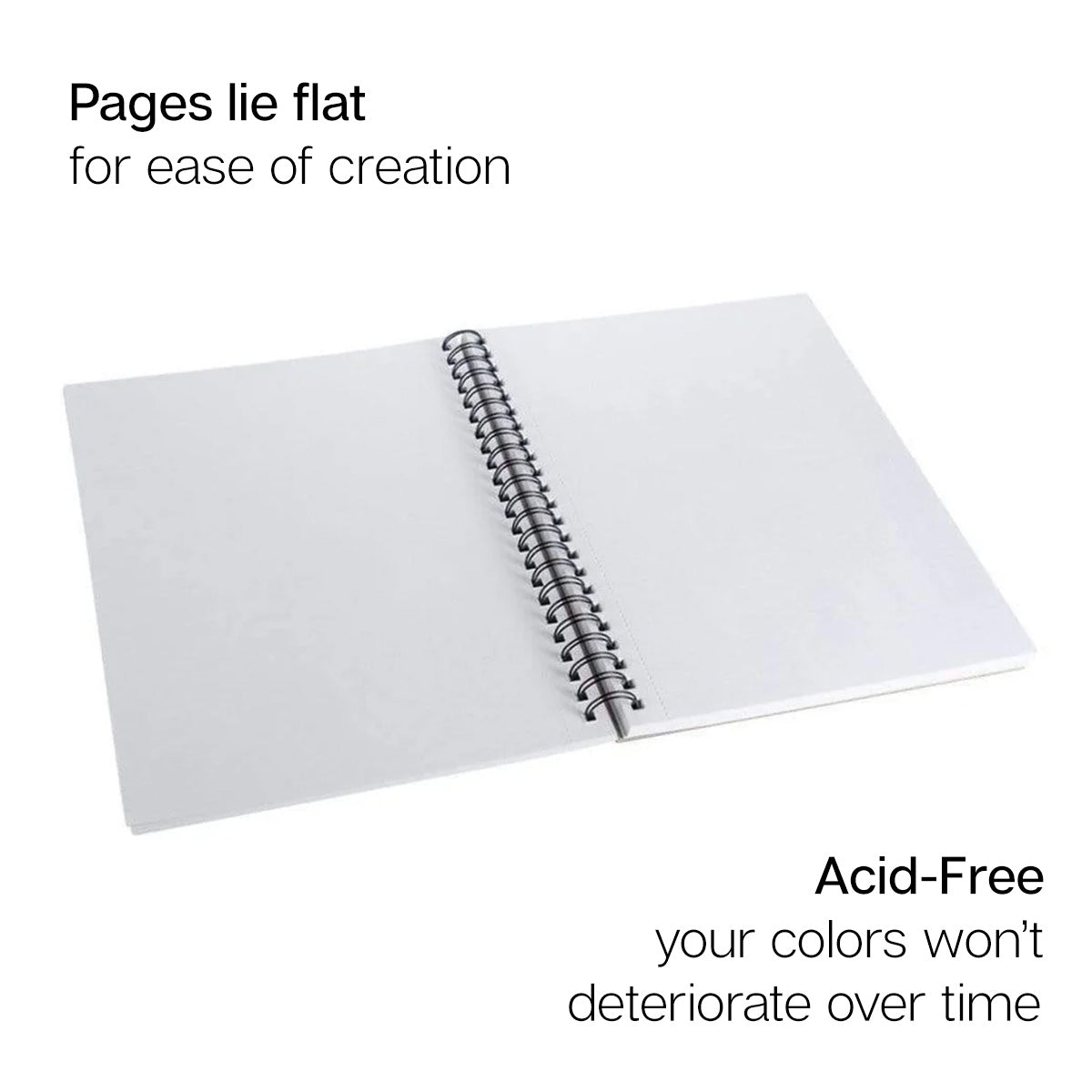 Mixed Media Sketchbook - Side Spiral - 9” x 12” - 60 Sheets