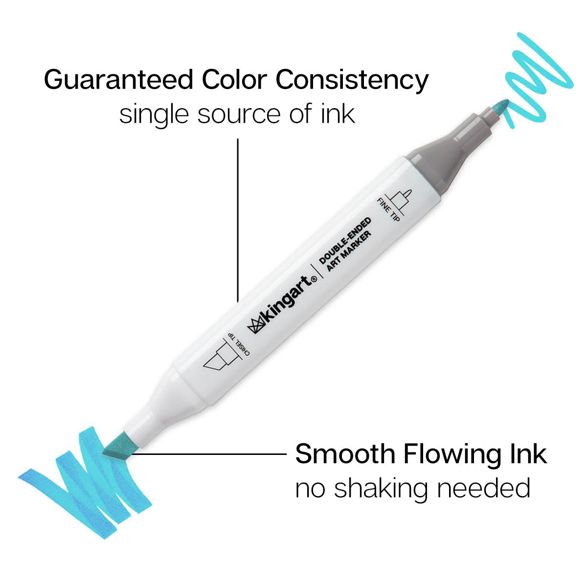 Double-Ended Alcohol Markers - 12 Landscape Colors