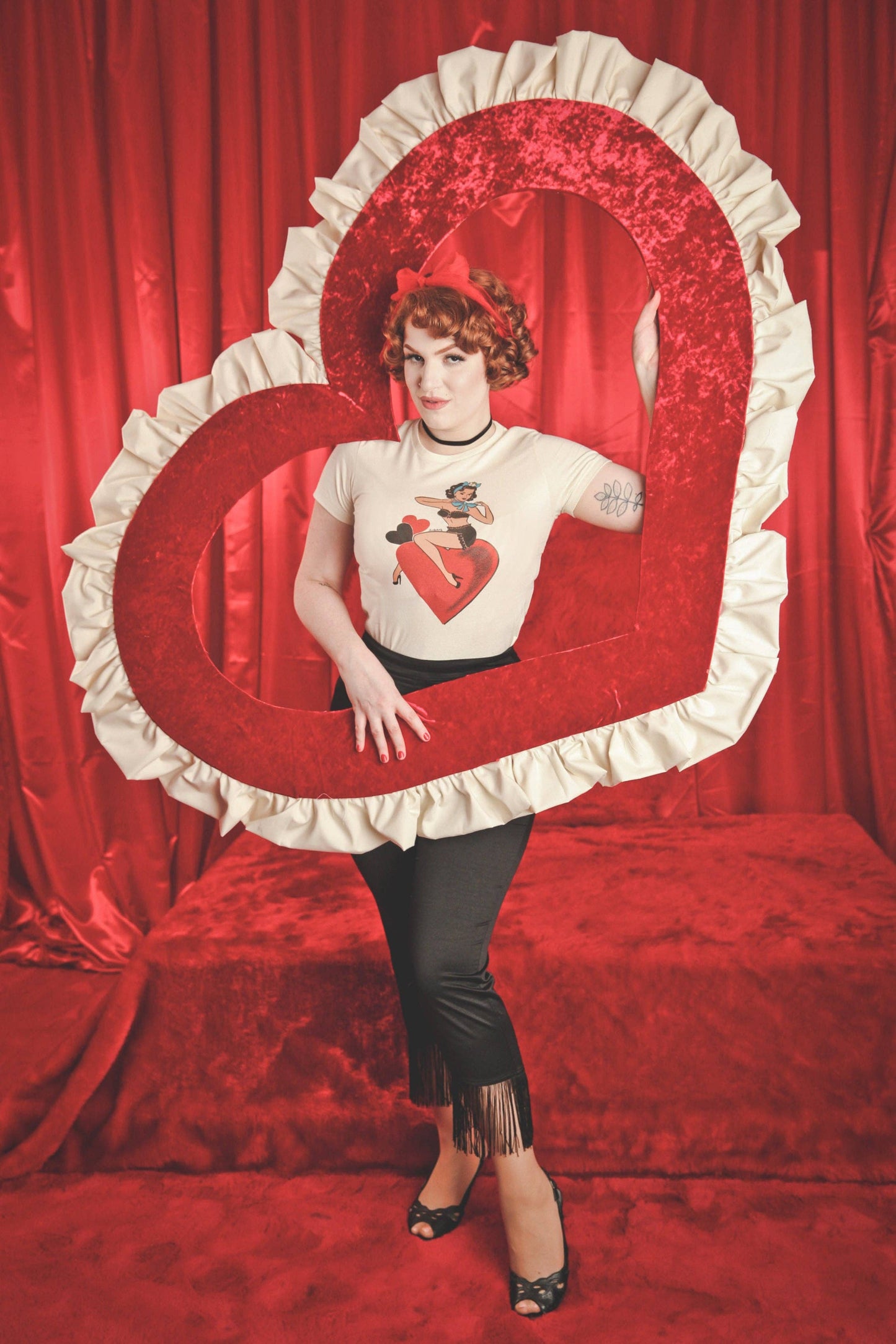 All My Love Fitted Tee in Ivory Quirks!