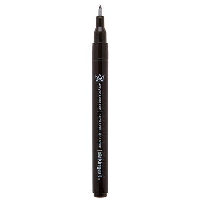 Acrylic Paint Pens Extra Fine - Black & White 6 pc
