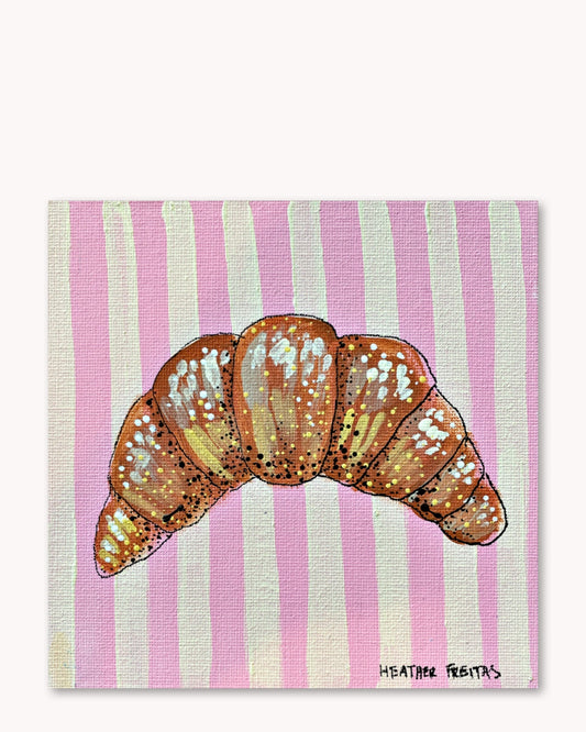 Croissant ( Original Painting ) Heather Freitas