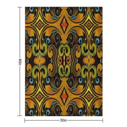 ABSTRACT-14.1 Throw Blanket