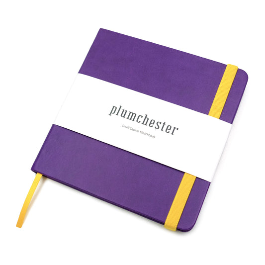 Plumchester Small Square Sketchbook 6” x 6” - 48 pages