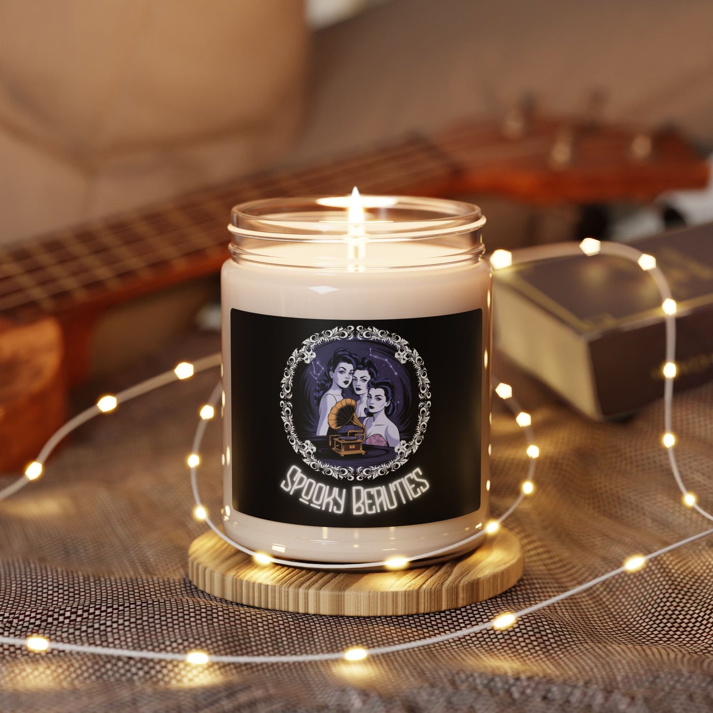 Spooky Beauties Enticing Scented Soy Candles - Halloween Vibes, Aromatherapy