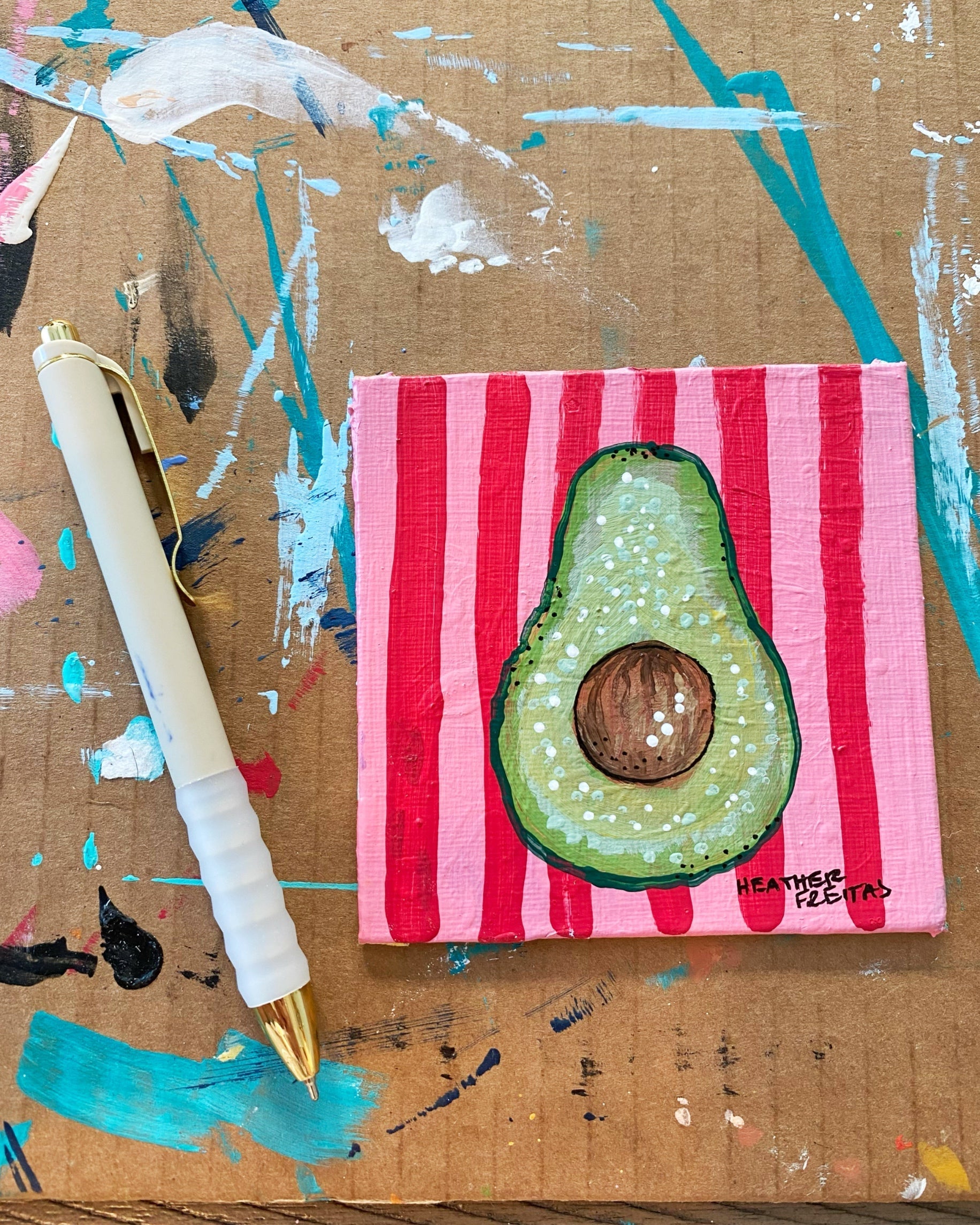 Avocado ( Original Painting ) Heather Freitas