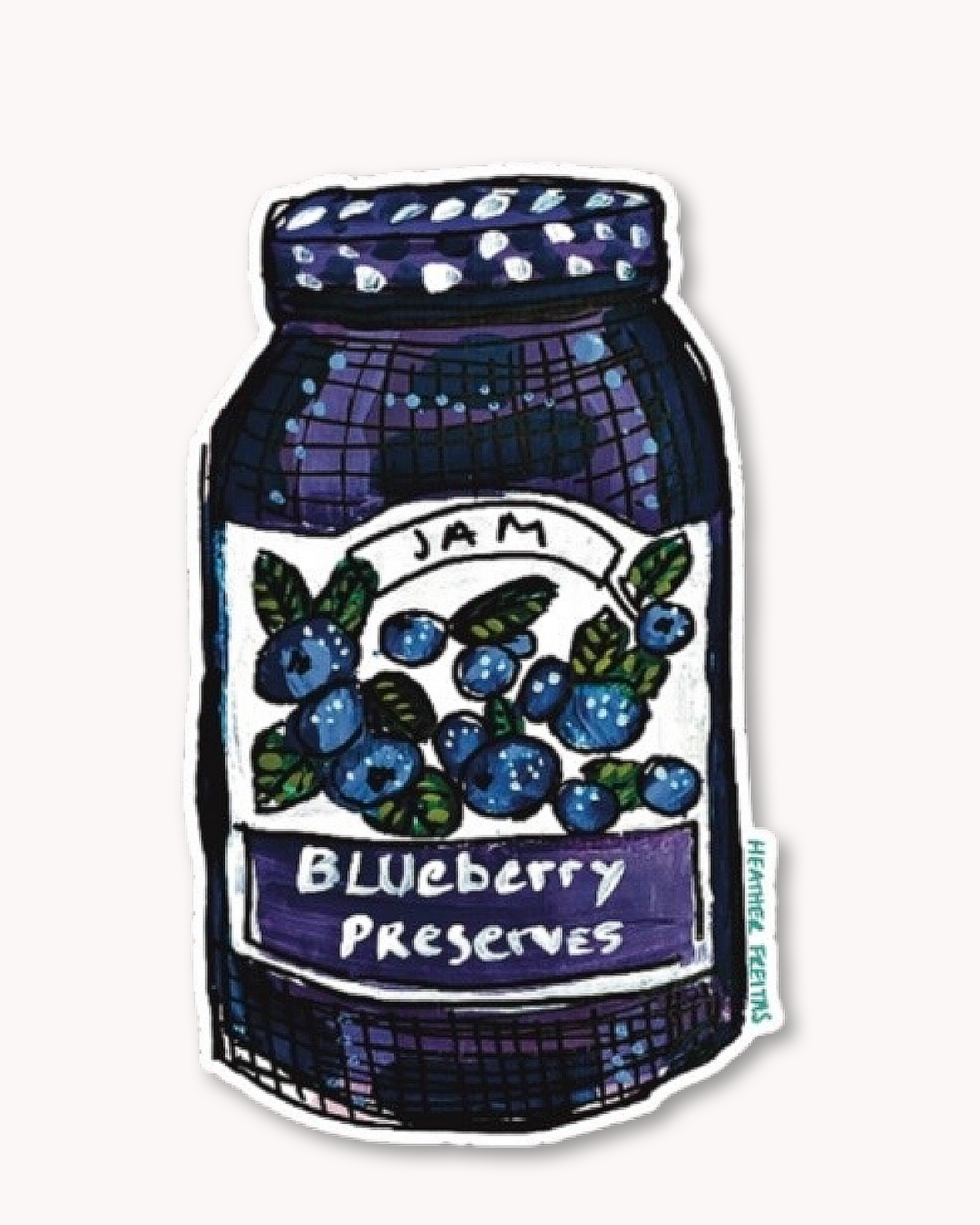 Blueberry Jam Sticker