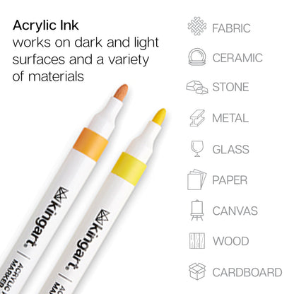 Acrylic Paint Markers - 48 Count