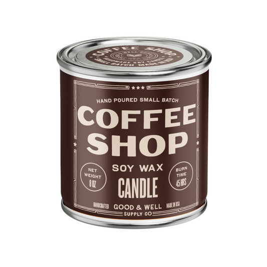Coffee Shop Happy Place Candle Good & Well Supply Co.