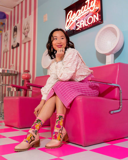 Dopamine Cats Sheer Crew Sock Quirks!