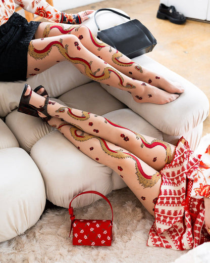 Year of the Dragon Sheer Tights Quirks!